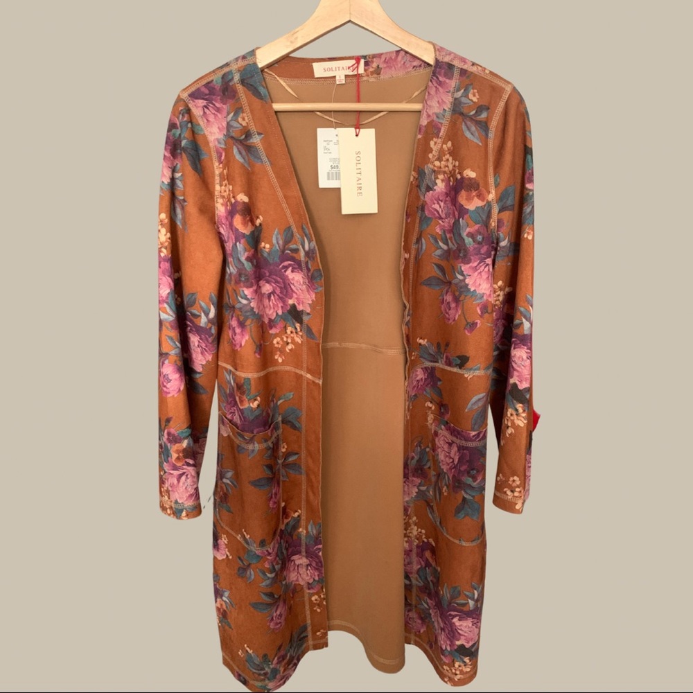 Burnt orange overcoat